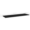 vidaXL Shelf Set of 8 Black Engineered wood Simplistic Shelf