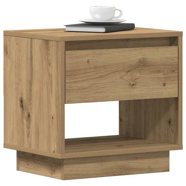 vidaXL Nightstand 2 pcs Artisan Oak 17.72 x 13.39 x 17.32 in