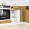 vidaXL Kitchen Base Cabinet Artisan Oak Engineered Wood Medium