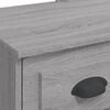 vidaXL Dressing Table Grey sonoma Engineered wood, glass
