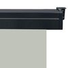 48428 vidaXL Balcony Side Awning 57.1"x98.4" Gray