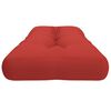 vidaXL Pallet Cushion Red Fabric (100% polyester)