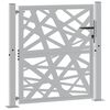 vidaXL Garden Gate 39.4x39.4" Weathering Steel Light Design