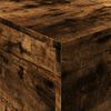 vidaXL Coffee Table Smoked Oak Engineered wood 35.4x19.7x15.7 in