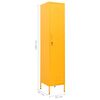 vidaXL Locker Cabinet Mustard Yellow Steel Tall