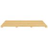 vidaXL Bamboo Bath Mat Natural Bamboo Bamboo with transparent varnish