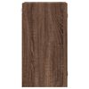 vidaXL Wall Cabinet Brown Oak Engineered wood Standard Wall Cabinet