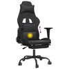 vidaXL Gaming Chair Black