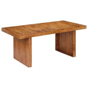vidaXL Dining Table Brown Solid acacia wood 70.9 x 35.4 in Sturdy