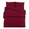 vidaXL Duvet Cover Set Bordeaux Microfiber fabric (100% polyester)