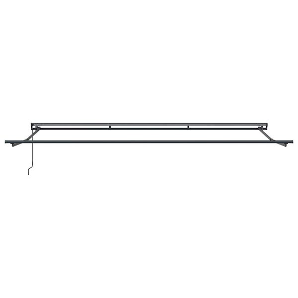 vidaXL Awning Frame Retractable Manual Anthracite 196.9"x 118.1
