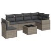 vidaXL Garden Sofa Set Grey