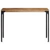 vidaXL Console Table Brown Solid Mango Wood, Iron Medium Durable