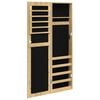 vidaXL Mirror Jewelry Cabinet Wall Mounted 11.8" x 3.3" x 41.7"
