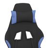 vidaXL Gaming Chair Black and Blue