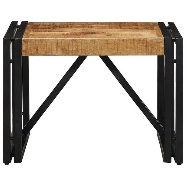 vidaXL Coffee Table Natural Wood Solid Mango Wood Medium Durable