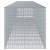 vidaXL Gabion Basket Silver Galvanized Iron Wire Large Durable