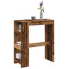 vidaXL Bar Table Old wood Engineered wood Tall Tall Bar Table