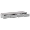 vidaXL Bed Drawers Grey Sonoma 47.24 x 14.37 x 6.50 in Engineered Wood
