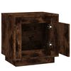 vidaXL Bedside Cabinet Set of 2 Smoked Oak Engineered Wood