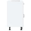 vidaXL Kitchen Base Cabinet High gloss white Engineered wood