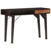 vidaXL Console Table Black and brown Solid reclaimed wood, MDF