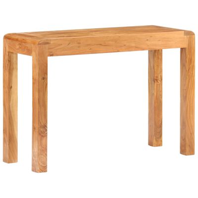 vidaXL Console Table 43.3"x15.7"x29.9" Solid Acacia Wood in Honey Finish