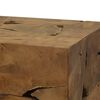 vidaXL Coffee Table Brown Genuine Teak Medium Coffee Table Square