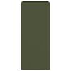 vidaXL Planter Olive Green Cold-rolled steel Medium Durable Planter