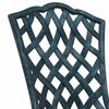 vidaXL Garden Chair 2 pcs Green 39 x 40 x 87cm Aluminium