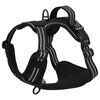 vidaXL Dog Harness Black Polyester XL Adjustable Armrests Dog Harness