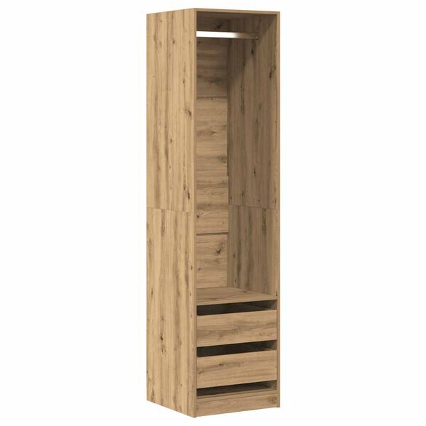 vidaXL Wardrobe Artisan Oak Engineered Wood Standard Wardrobe