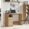 vidaXL Desk Artisan oak Engineered wood Medium Computer Desk