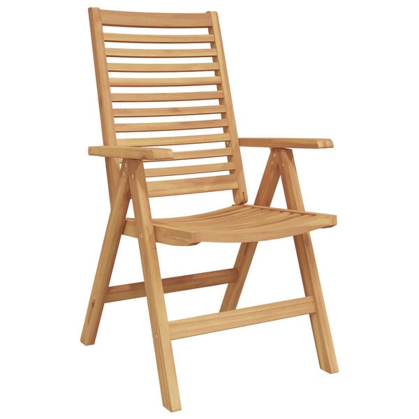 vidaXL Garden Chairs 2 pcs Brown 52 x 64.5 x 108 cm Solid Acacia wood