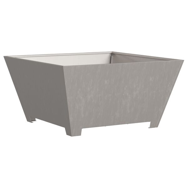 vidaXL Fire Pit Brown 31.50 x 31.50 x 15.75 in Steel