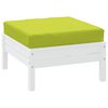 vidaXL Pallet Cushion Bright Green Oxford fabric (100% polyester)