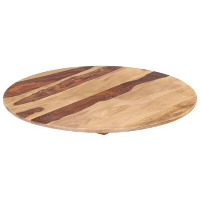 vidaXL Table Top Ø31.5"x(0.98"-1.06") Solid Sheesham Wood Round