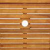 vidaXL Patio Table 62.9"x33.4"x29.5" Solid Acacia Wood