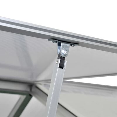vidaXL Reinforced Aluminum Greenhouse with Base Frame 81.3 ft²