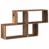 vidaXL Wall Shelf with Shelf Wall-mounted Other Brown Wood