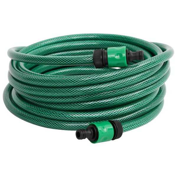 vidaXL Pool Hose Green PVC 30 ft Tough 30ft PVC Pool Hose Other