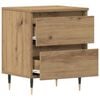 vidaXL Bedside Cabinet Artisan Oak 15.75 x 13.78 x 19.69 in