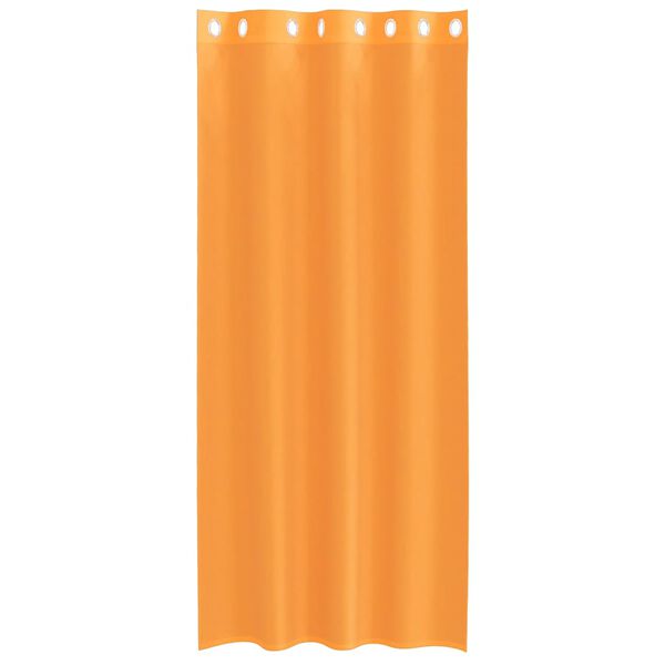 vidaXL Voile Curtains with Grommets 2 pcs Orange 55.1x96.5"