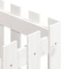 vidaXL Garden Planter White Solid pine wood 15.7 x 15.7 x 15.7 in