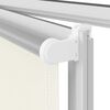 vidaXL Roller Blind Off white Polyester, Aluminum 57.1 in x 82.7 in