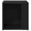 vidaXL Corner Shelves Black Oak 12.99 x 12.99 x 13.58 in