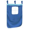 vidaXL Curtain For Loft Bed Blue 100% Polyester Standard Storage