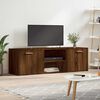 vidaXL TV Cabinet Brown Oak Engineered Wood Medium TV Cabinet