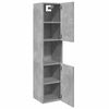 vidaXL Bathroom Hanging Cabinet Concrete grey Engineered wood 51.2 in tall