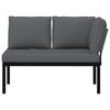 vidaXL Garden Bench Black, Anthracite